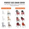VEVOR Stretch Spandex Folding Chair Covers, Universal Fitted Chair Cover, Removable Washable Protective Slipcovers, for Wedding, Holiday, Banquet